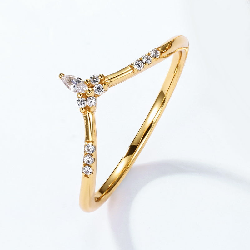 Queen of Moss Ring Set - Gold Plated